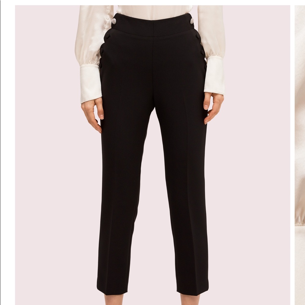 Kate Spade NWT scallop pocket pant
